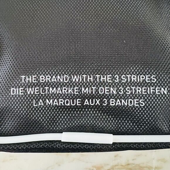 ADIDAS ORIGINALS Black White Mini Backpack With Trefoil Logo - Picture 4 of 10